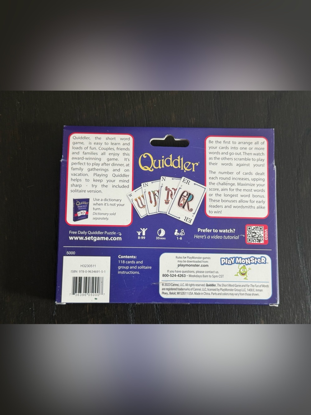 Quiddler Card Game - Picture 2 of 2